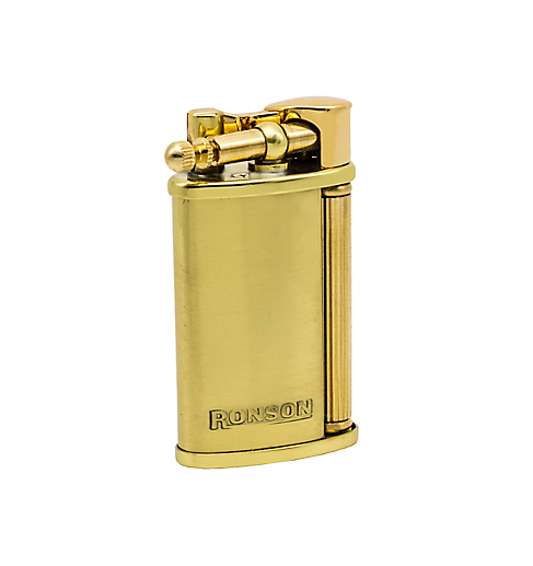 Artikelbild 1 des Artikels “Ronson Feuerzeug Vestige Brass Messing satin “