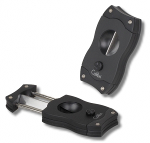Artikelbild 1 des Artikels “Colibri Cigarrenabschneider V-Cut Kerbschnitt 23mm schwarz “
