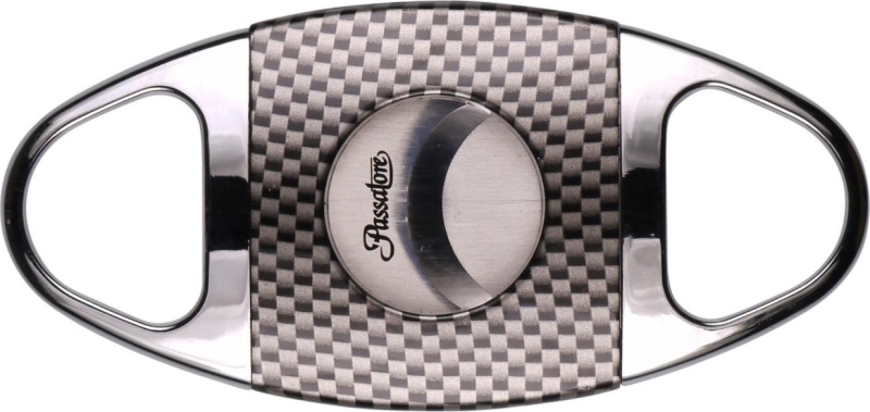 Artikelbild 1 des Artikels “PASSATORE Zigarrencutter Carbon Finis mit Etui. “