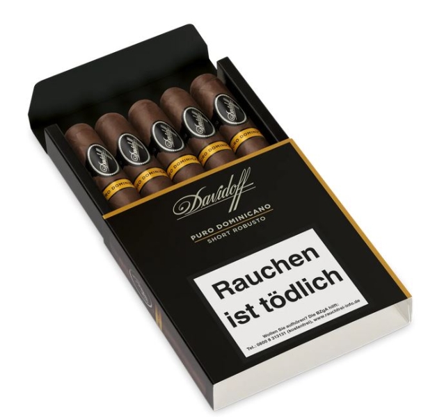 Artikelbild 1 des Artikels “Zigarre Davidoff Puro Dominicano Short Robusto “