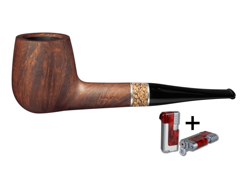 Artikelbild 1 des Artikels “Vauen Pfeife Burgund 1675 +Necuma Pfeifenfeuerzeug “