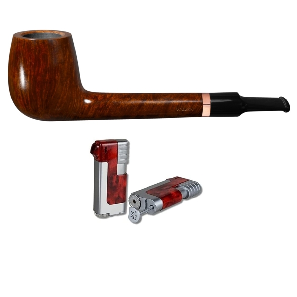 Artikelbild 1 des Artikels “Vauen Pfeife SIX 1106 6mm + Necuma Pfeifenfeuerzeug “