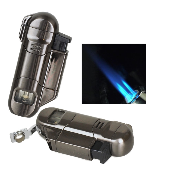 Artikelbild 1 des Artikels “WinJet de Luxe Zigarren Feuerzeug Titan 3fach Jetflamme Bohrer “