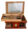 Artikelbild 2 des Artikels “LA Wonderful Kristallglas Humidor mit deutschem Profi-Haarhygrometer Polymerbefeuchter “