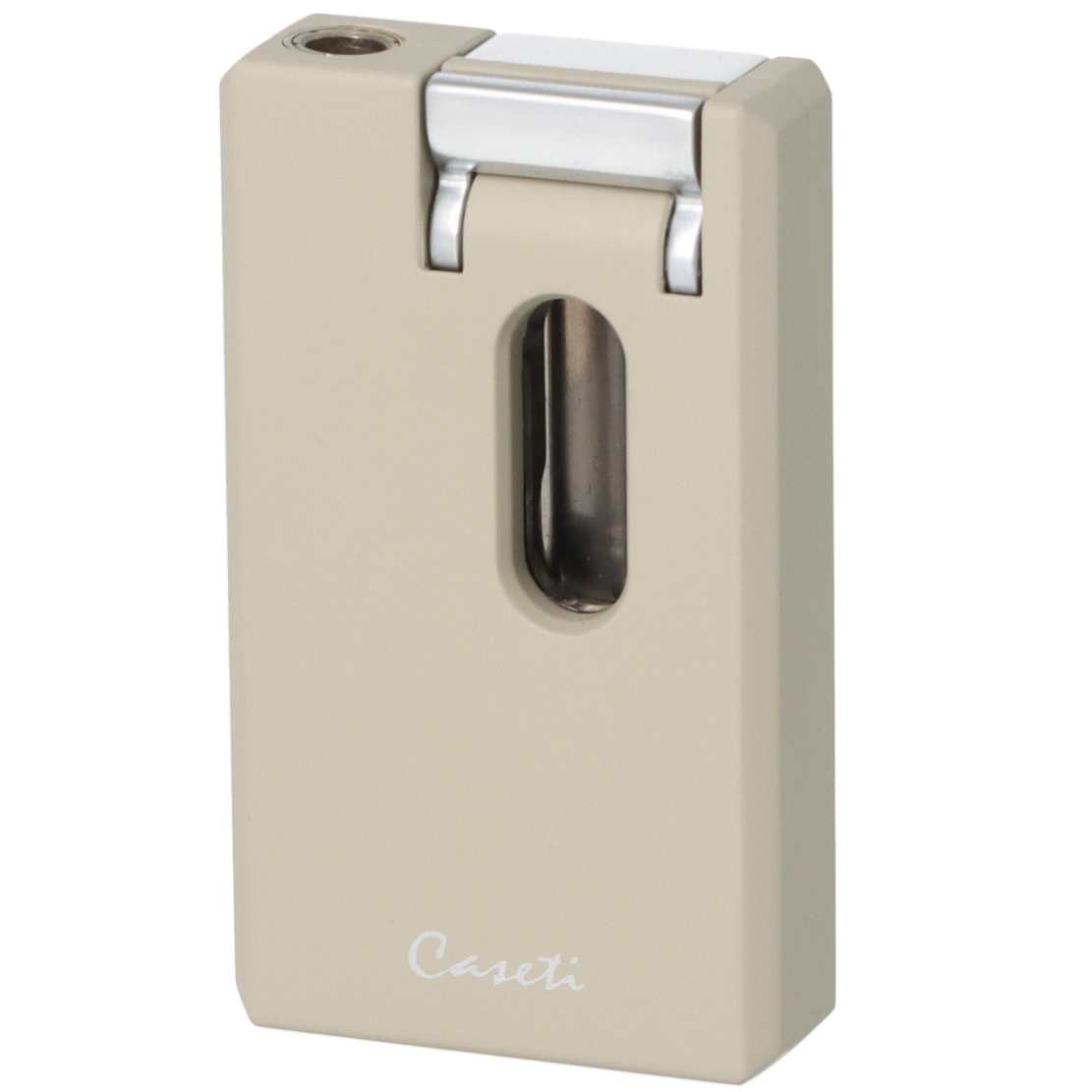 Artikelbild 2 des Artikels “Caseti Zigarrenfeuerzeug Jet Flame beige matt mit Zigarrenabschneider Kerbschnitt und Bohrer 0,8mm “