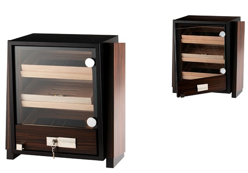 Artikelbild 2 des Artikels “Ausstellungsstück Ebony Wood Humidorschrank abschließbar “
