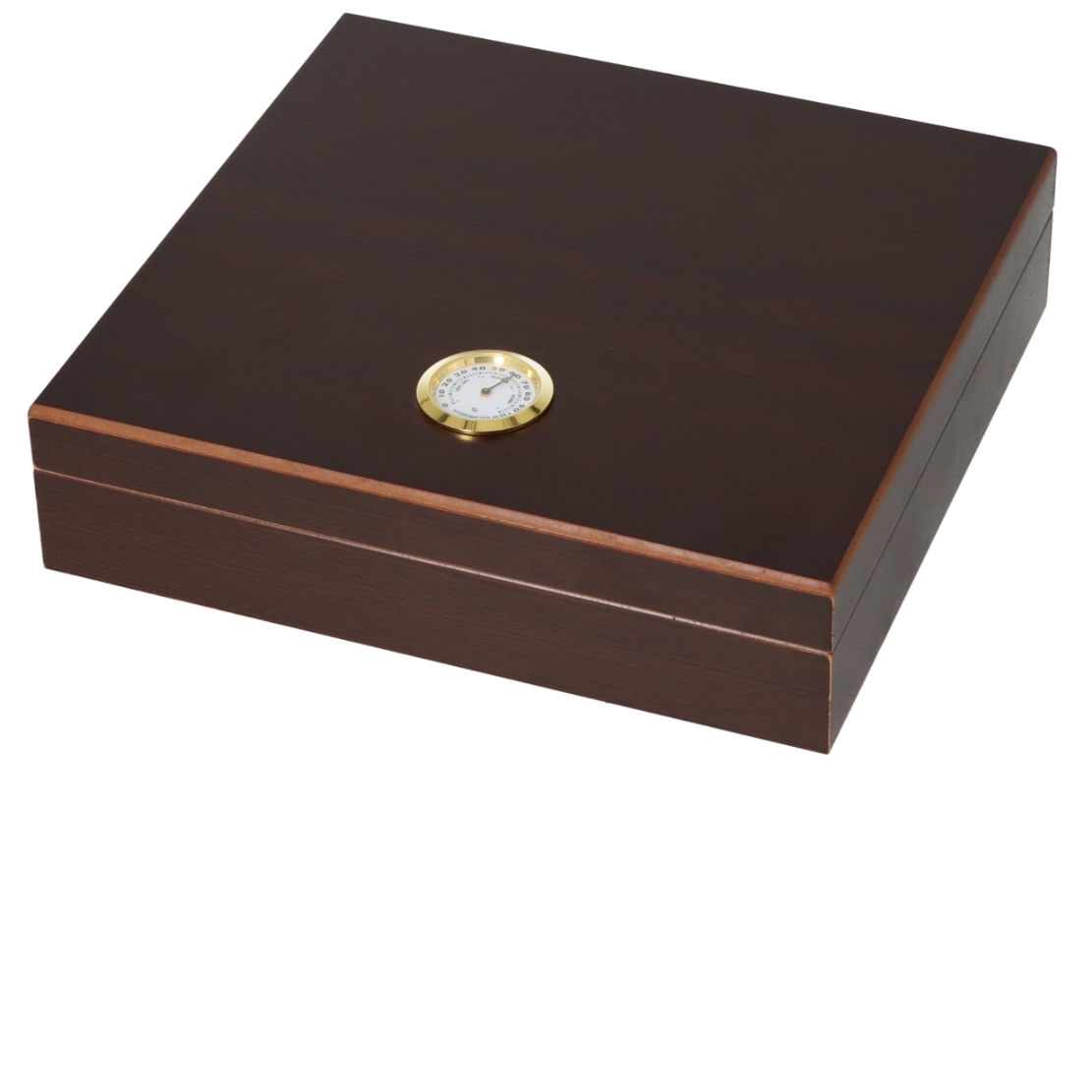 Artikelbild 2 des Artikels “Humidor - Geschenkset Roosewood-Finish Außenhygrometer  Polymerbefeuchter, Cutter, Feuerzeug “