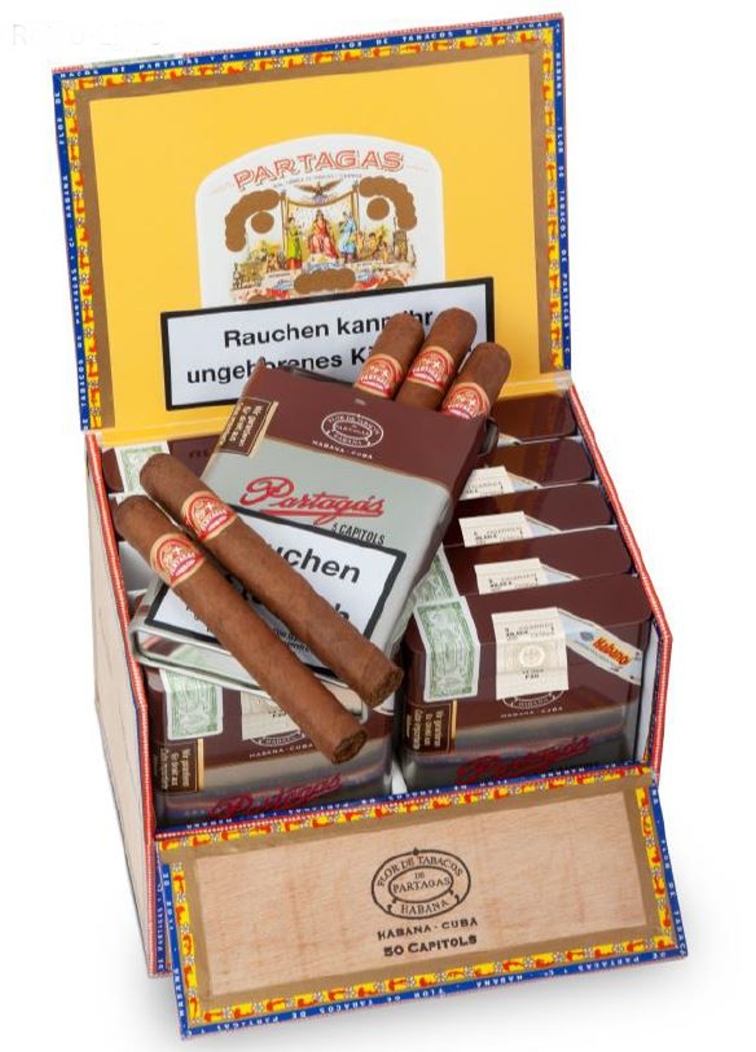 Artikelbild 2 des Artikels “Partagás Cigarre CAPITOLS “