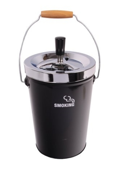 Artikelbild 2 des Artikels “XXL Drehascher Aschenbecher Smoking schwarz-chrom “