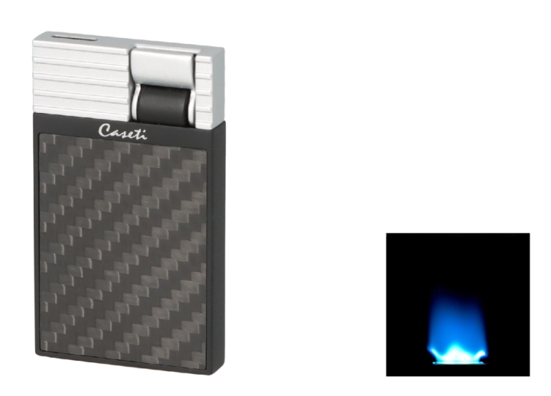 Artikelbild 2 des Artikels “Caseti Feuerzeug Flat Flame Carbon “