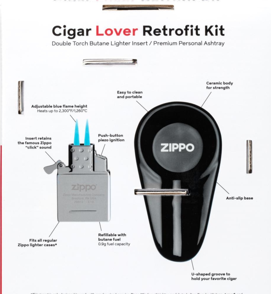 Artikelbild 3 des Artikels “Original Zippo Nachrüstsatz für Zigarrenliebhaber Einsatz und Zigarrenascher “