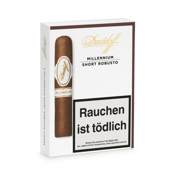 Artikelbild 3 des Artikels “Zigarre Davidoff Millennium Short Robusto “