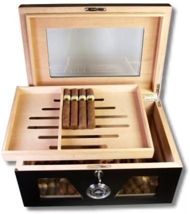 Artikelbild 4 des Artikels “Black Wonderful Kristallglas Humidor V-1320 “