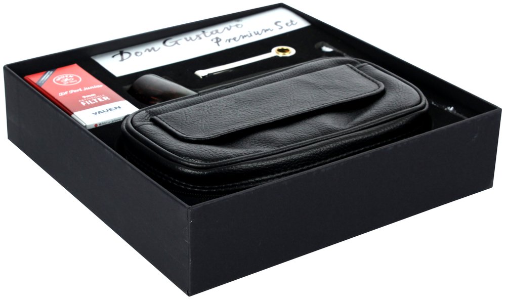 Artikelbild 7 des Artikels “Edles Don Gustavo Premium Pfeifenset gerade 2 “