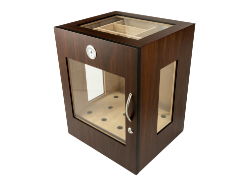 Artikelbild des Artikels “Humidor-Schrank SEVENSON Walnut matt für 300 Zigarren “