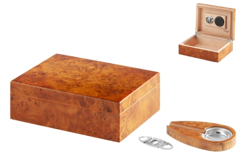 Artikelbild des Artikels “Madrona-Finish Humidor-Set Cigarrito V-210 “