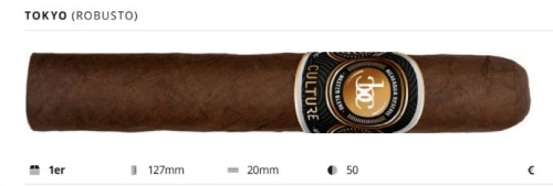 Artikelbild des Artikels “Zigarre Culture Nicaraguan Reserva Tokyo ( Robusto ) “